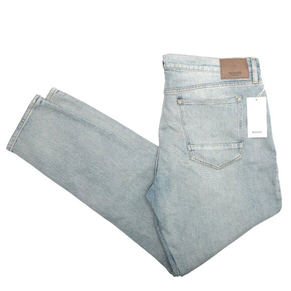 HUDSON Mens Zach Skinny Moto Jeans Stretch Light Wash Paci Casual sz 42 NEW - Picture 8 of 10